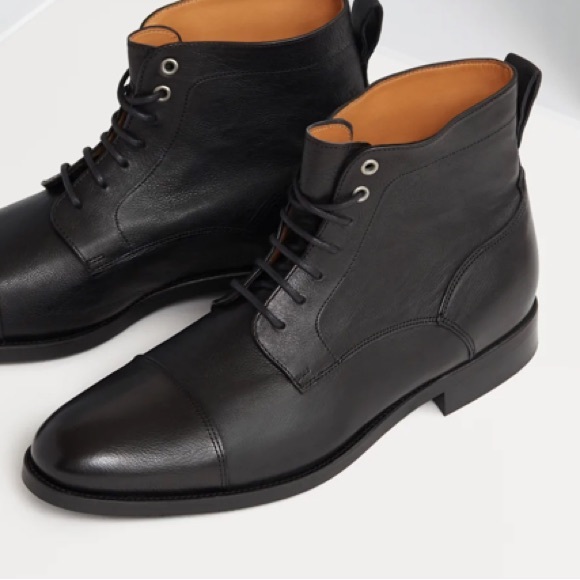 Jack Erwin Barclay Cap-Toe Lace-Up Boot - Picture 1 of 10